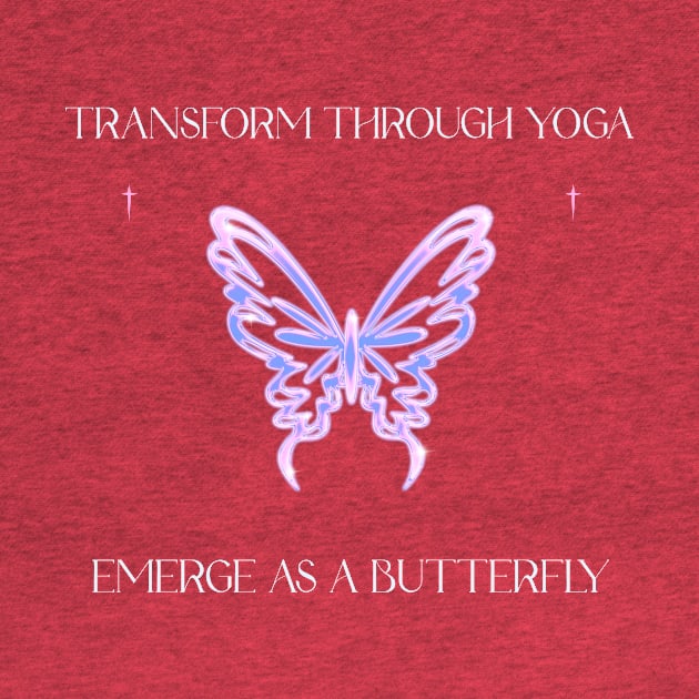 Transform Through Yoga, Emerge As A Butterfly by The Ymij Store